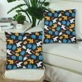 thumbnail image 2 of MKHERT Cute Bats With Penguins Pillowcase Pillow Protector Cushion Cover 18x18 inch,Set of 2, 2 of 3