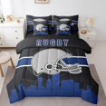thumbnail image 1 of YST Video Game Comforter Set 7 Pieces, Soccer Football, Full, 7 Count, 1 of 4