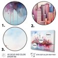 thumbnail image 3 of Designart "The Simplicity of the Toronto Skyline" City Toronto Floater Framed Wall Decor, 3 of 7