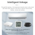 thumbnail image 3 of VEAT00L Tuya Thermometer Hygrometer, Indoor Bluetooth Temperature Humidity Sensor with Electronic Display, App Notification Alert, Free Data Storage Export, Digital Remote Monitor for Bedroom, 3 of 7