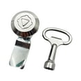 thumbnail image 3 of Tubular Cam Locks, Toolbox Lock Replacement Lock, MS705-3B MS727 Cam Lock Keyed Alike, Cabinet Locks with Keys Security Storage Drawer File Mailbox, Zinc Alloy, 3 of 9