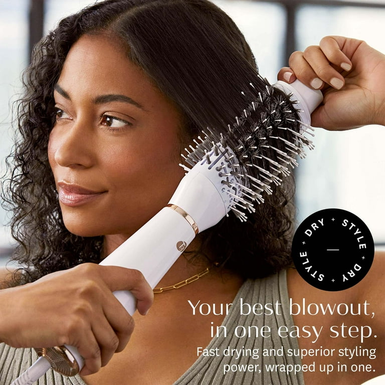 Free Shipping T3 AireBrush One Step Smoothing and Volumizing Hair Dryer Brush Walmart