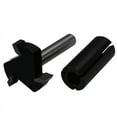 thumbnail image 2 of CNC Spoilboard Surfacing Router Bits, 1/4 Inch Shank 1 Inch Cutting Diameter, Slab Flattening Router Bit Planing Bit,1 * milling cutter 1 * chuck,black, 2 of 8