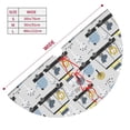 thumbnail image 3 of Lsque Lion Hippo Elephant On The Car Print Christmas Tree Skirt, Tree Skirt with Ties or Velcro, Perfect for Holiday Decorations, Halloween, and New Year-48", 3 of 7