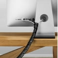 thumbnail image 3 of 10-ft Cable Slinky - Super Soft and Flexible Rubber Spiral Cord Wrap (2-ft X 5 pcs) White, 3 of 3