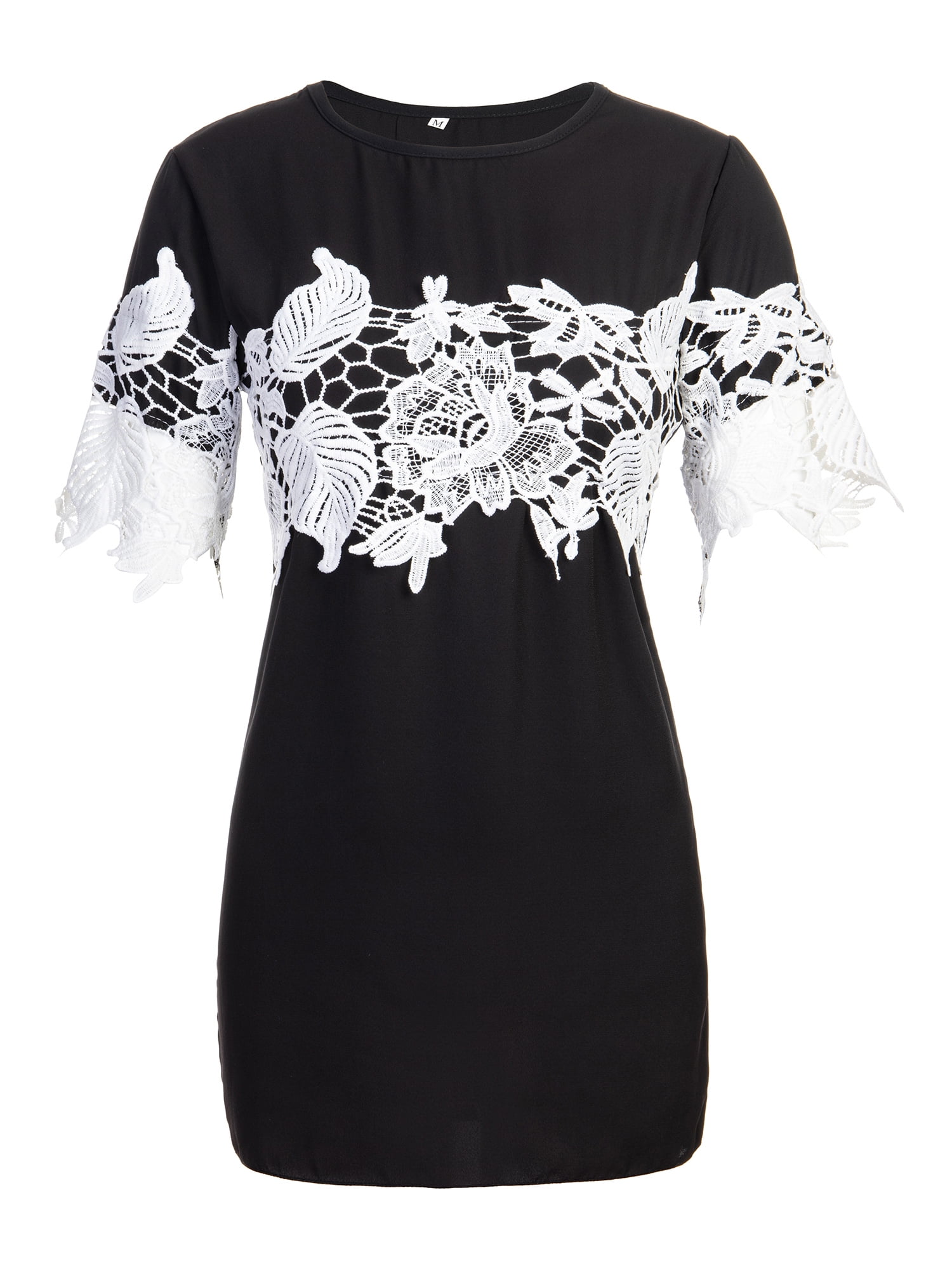 plain white shift dress
