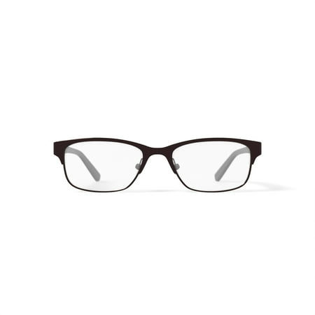 Flower Women's FLR6018 Helen Prescription Eyeglasses with Case, Light Brown