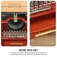thumbnail image 2 of KAKOWELY 1Pc Creative Typewriter Shape Music Box Retro Musical Box Ornament Box Gift,5.31"X5.71"X4.33", 2 of 5