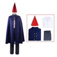thumbnail image 3 of Disfraz de Cosplay de Anime Wirt Over The Garden Wall, disfraz de Cosplay de Wirt, capa, camisa, pantalones, atuendo de Halloween para niños adultos, 3 of 5