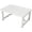 Nursery White, variant on Step Stool, Bedside Steps for High Beds with Round Corners, 2 Steps Footstool for Adults, Metal and Wood Stepping Stool for Kitchen Bedroom, Load 500 LB, Black