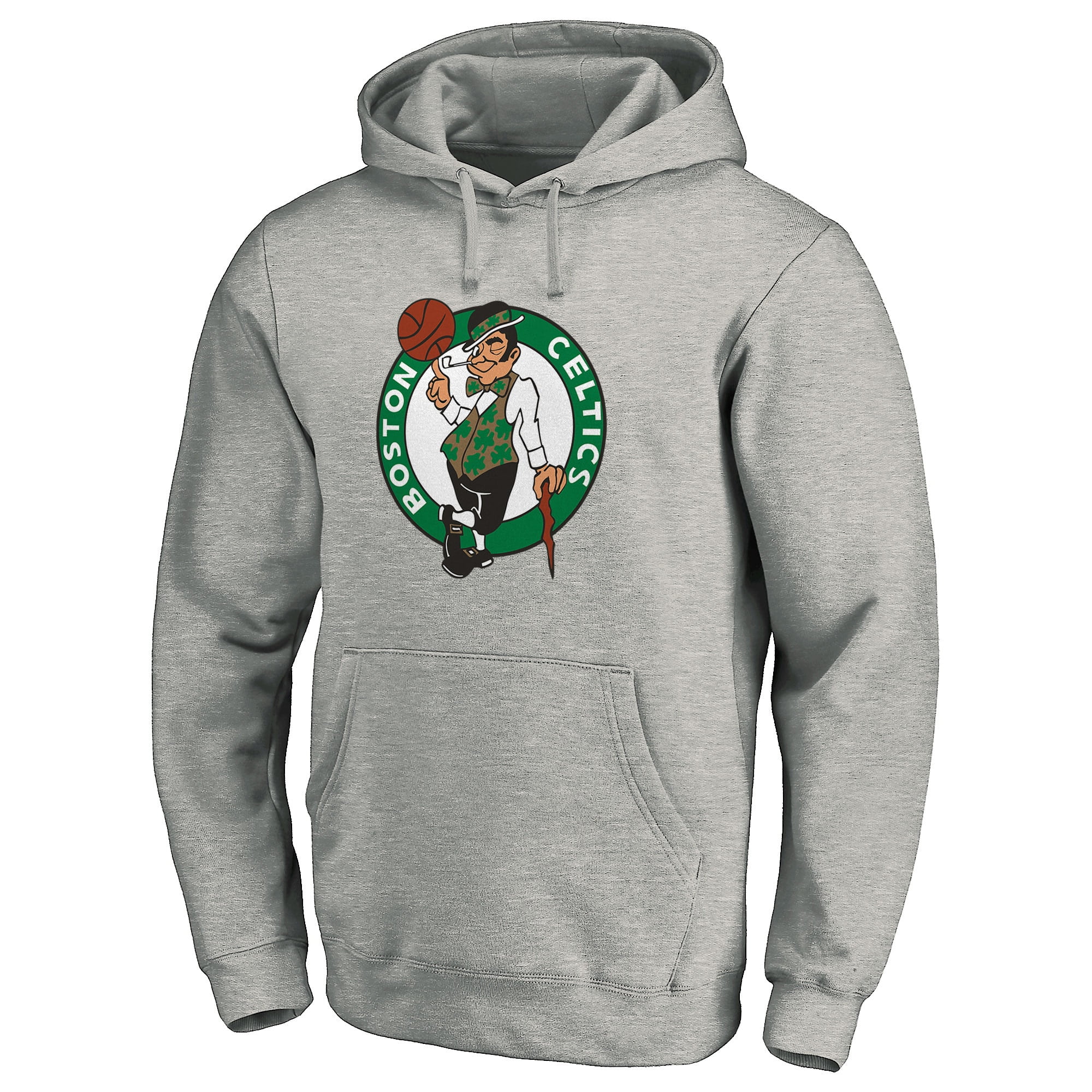 Boston Celtics Gray Youth Primary Logo Pullover Hoodie 