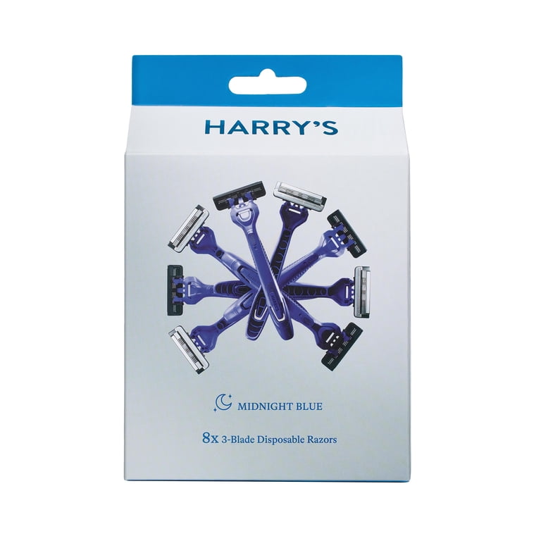 Harry's Disposable Razors for Men, Midnight Blue, 8 Count photo 6