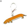 thumbnail image 2 of Flmtop Fashion Pet Collar Pendant Dog Key Chain Handbag Wallet Decor Hanging Keyring 6#, 2 of 8