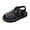 Black, variant on Sandals for Girls Closed Toe Gladiator Summer Dress Shoes Little Kid Caged Roman Flats