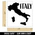 thumbnail image 2 of Italy Country Solid with Text Self-Inking Rubber Stamp Ink Stamper - Green Ink - Small 1 Inch, 2 of 7