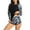 Black, variant on Herrnalise Women Two Piece Rash Guard Long Sleeve Bathing Suit UV Block Swimsuits Girls Shorts Bottom Swim Shirt For S