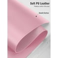 thumbnail image 6 of Miroddi Desk Pad Protector, Office PU Leather Mouse Mat, 31.5 x 15.7, Waterproof & Non-Slip Base Large Mouse Pad for Home, Pink, 6 of 8