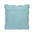 thumbnail image 5 of Desert Fields Square Cotton Chenille Pillow, Dark Blue, 5 of 11