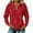 Red, variant on Hurxie Womens Quarter Zip Pullover Casual Long Sleeve Shirts Half Zip Sweatshirt Trendy Spring Clothes Red,L