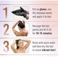 thumbnail image 4 of (5 pack) Herbishh Hair Color Shampoo for Grey Hair – Hair Dye Shampoo with Bio-Active Ingredients – Long Lasting Color – Travel-Friendly Pack (10 x 30ml Sachets) + 1 Pack Hair Mask Sachets (Grape Red), 4 of 9