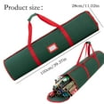 thumbnail image 3 of Christmas Decorations Home Textile Storage Christmas Wrapping Paper Storage Bag Organizer With Double Handles For And Wrap Holder Storage case, 3 of 9