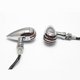 thumbnail image 3 of Parrilla de La Motocicleta Intermitente Luz Intermitente Bobber Chopper Plata kusrkot Bombilla de luz de giro, 3 of 8