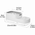 thumbnail image 3 of Dish Soap Dispenser, Kitchen Sink Soap Dispenser, 2 in 1 Dishwashing Liquid Dispenser with Sponge Holder, Equipped with Sponge and Suitable for Kitchen Sink (White), 3 of 5