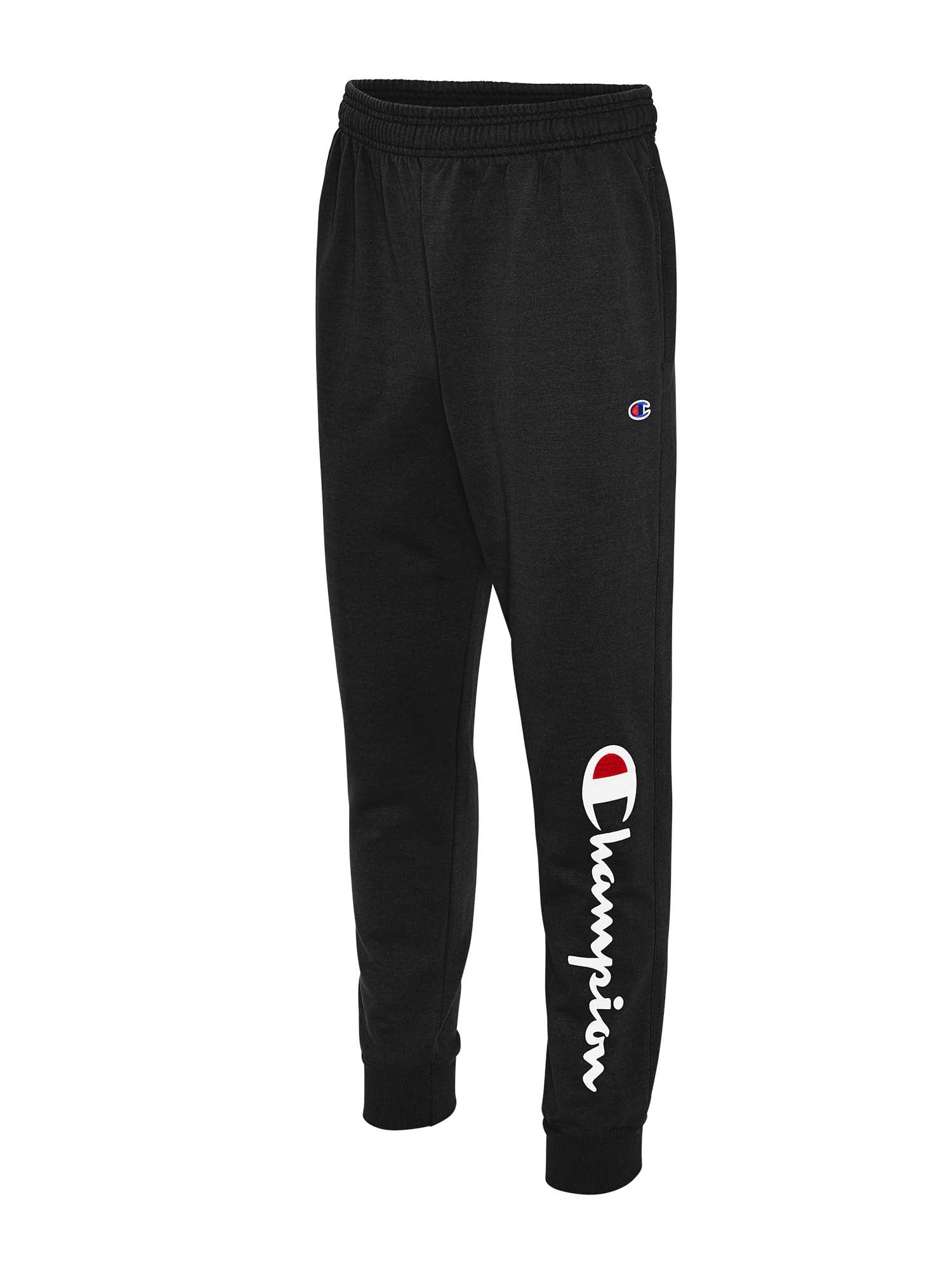 Champion Mens and Big Mens Powerblend Fleece Graphic Jogger up to Size 2XL