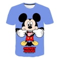 thumbnail image 1 of Verano niñas Mickey Mouse camisetas disfraces moda manga corta camisetas ropa Disney serie 3D dibujos animados Casual Tops Tees12T Gao Jinjia LED, 1 of 2