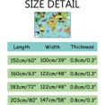 thumbnail image 3 of Crawling Indoor Carpet Play Mat Animals World for Living Room Bedroom Educational Nursery Floor Mat Area Rugs 80x58in, 3 of 6