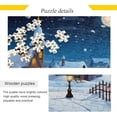 thumbnail image 2 of Winter Scene Jigsaw Puzzles 500 PiecesPuzzles for Adults Family Game Intellective Toys Wall Art Work for Educational Gift Home Decor, 2 of 7
