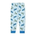 thumbnail image 3 of Sleep On It Infant & Toddler Boys 2-Piece Super Soft Jersey Snug-Fit Pajama Set with Matching Socks - Airplanes , 12 Months, 3 of 5
