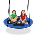 thumbnail image 2 of 40" Waterproof Saucer Tree Swing Set Kids Christmas Gift Dark Pink, 2 of 5