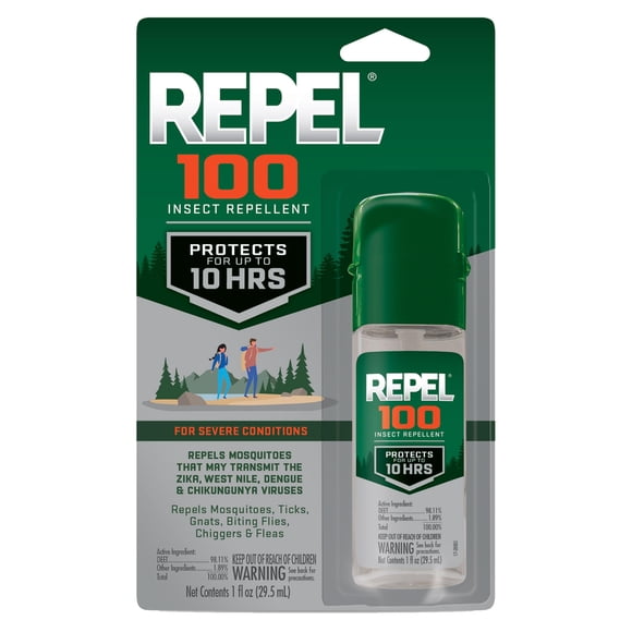 Repel 100 repelente de insectos con DEET 98% 30 ml en spray con bomba