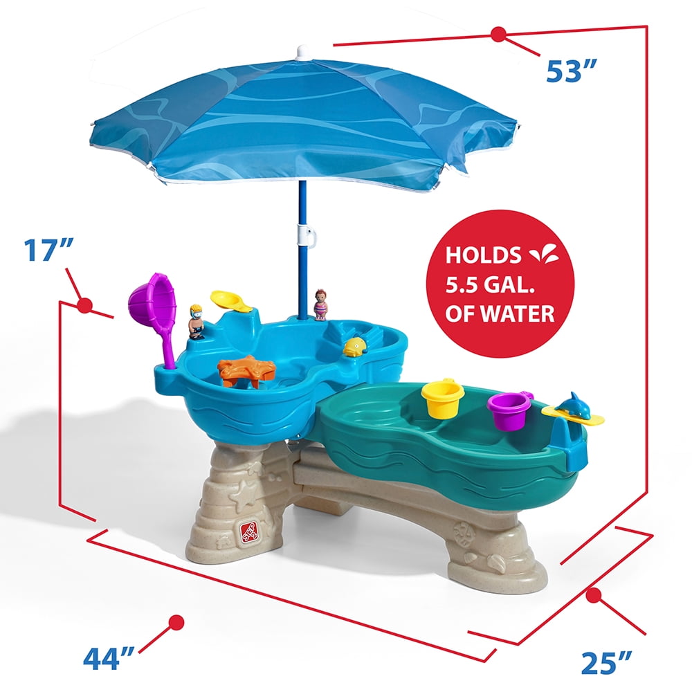 kids water table with umbrella