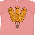 thumbnail image 4 of Inktastic Happy Corn Dogs with Mustard Boys or Girls Toddler T-Shirt, 4 of 5