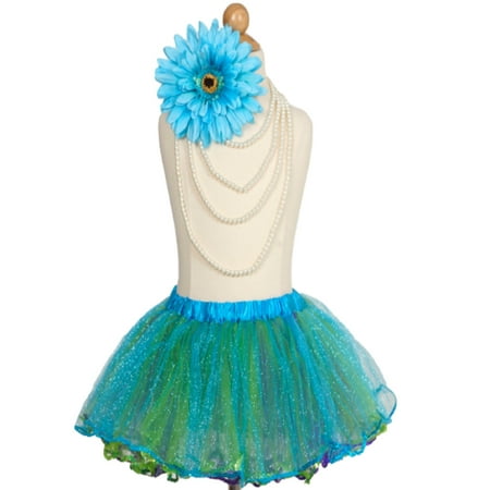 Efavormart Ocean Princess Multi-Color Girls Ballet Tutu Skirt for Dance Performance Events Wedding Party Banquet Event Dance