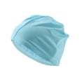 thumbnail image 1 of Gorro de natación elástico único para adultos 5.91"x9.25" azul claro, 1 of 6