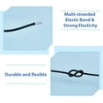 thumbnail image 3 of 1 Set 10.94 Yards 1Set Round Polyester Elastic Cords Clothes Accessories Black 2.8mm about 10.94 Yards(10m)/Set, 3 of 6