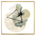 thumbnail image 1 of Designart Abstract Landscape Of Mountains Moon and Tree FLOAT FRAME WALL ART, 1 of 4