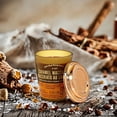 thumbnail image 2 of Aroma Light 12oz Caramel Macchiato Soy Wax Blended Scented Candle,1 cotton wick, 2 of 5