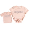 thumbnail image 3 of Mama and Mini Matching Floral Shirts Mommy and Me Graphic Tee for Women and Girls Peach Shirt Adult Medium-SOLD SEPARATELY, 3 of 4