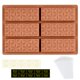 thumbnail image 1 of Molde para barra de chocolate Primary Deep Dubai, forma piramidal de silicona, 1 of 6