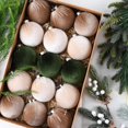 thumbnail image 2 of Adornos para árbol de Navidad, bolas de terciopelo VTYEPOU, 80 mm, 15 unidades, 2 of 7
