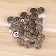 thumbnail image 4 of KAKOWELY 25 Pcs 17mm Metal Snap Button Spring Buckle FittingsSkull Pattern Fasteners Clasp Button Craft Accessories,0.67X"X0.67"X0.2", 4 of 4