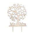 thumbnail image 5 of HOMEMAXS Mr & Mrs Tree Style Wooden Cake Topper for Wedding Anniversary Birthday Parties 22 * 17cm, 5 of 5