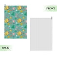 thumbnail image 2 of Kdxio Happy Summer Pattern Golf Towel (24" X 16") with Carabiner Clip - The Convenient Golf Cleaning Towel, 2 of 8