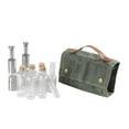 thumbnail image 1 of Juego de especias de viaje de 12 piezas para acampar con bolsa de almacenamiento de lona para barbacoa en la playa Verde Cola botellas de especias, 1 of 7