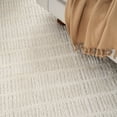 thumbnail image 3 of Nourison Cozy Modern 7'10" x 9'10" Ivory Grey Scandinavian Indoor Rug, 3 of 9