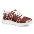 thumbnail image 2 of Pzuqiu Red Aztec Kids Tennis Shoes Girls Size 2 Southwest Breathable Running Sneakers Ethnic Lightweight Casual Walking Shoes, 2 of 5